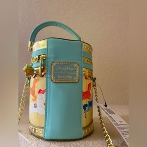 !!New!! Disney Parks LoungeFly Carousel Bag